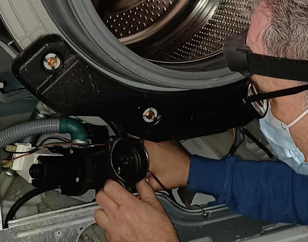 Appliance repair-LG washing machine pump repair