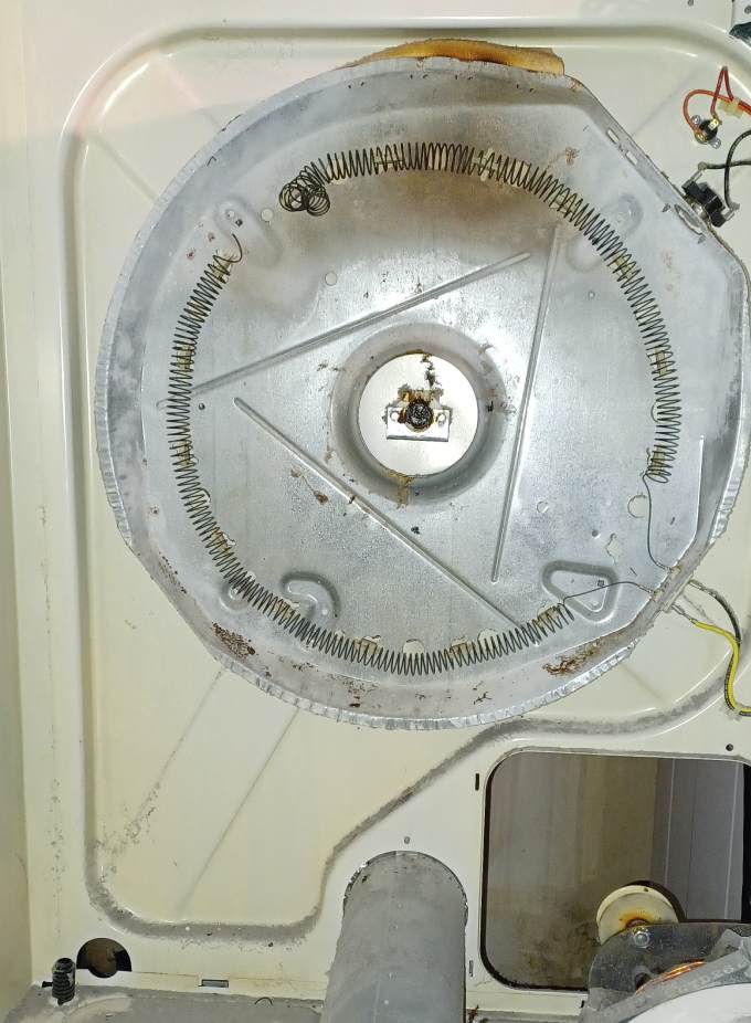 Broken heating element Frigidaire dryer